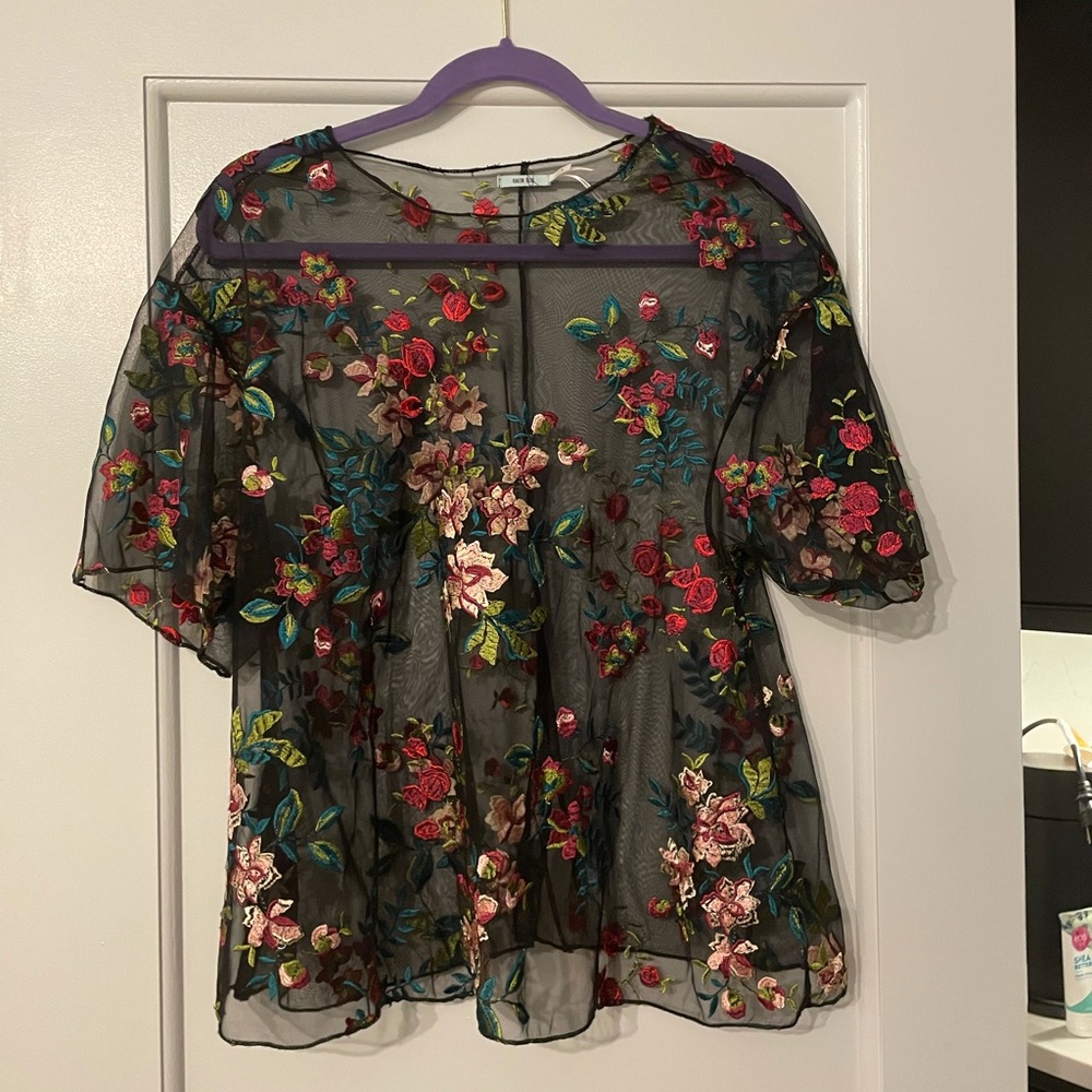 Sheer shirt
